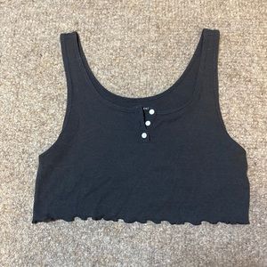 American Eagle Cropped Tank Top Large